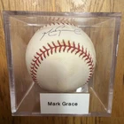 Mark Grace Cubs Diamondbacks Signed Autograph Baseball [C.M Collectibles]