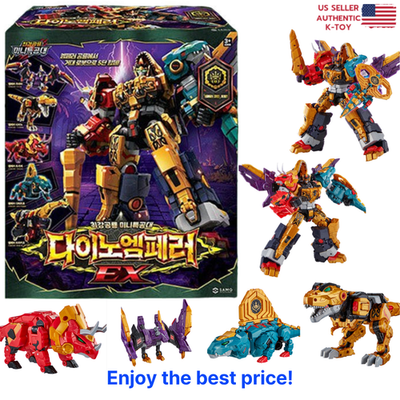 Miniforce Dinoid Warrior Dino Emperor EX Transformer Robot K TOY
