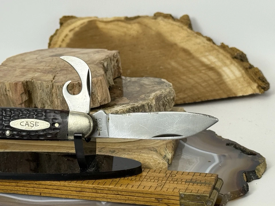 Vintage (1992) CaseXX 640045R Multi Function Scout Knife w/bone handles--2687.25 - Image 4 of 4