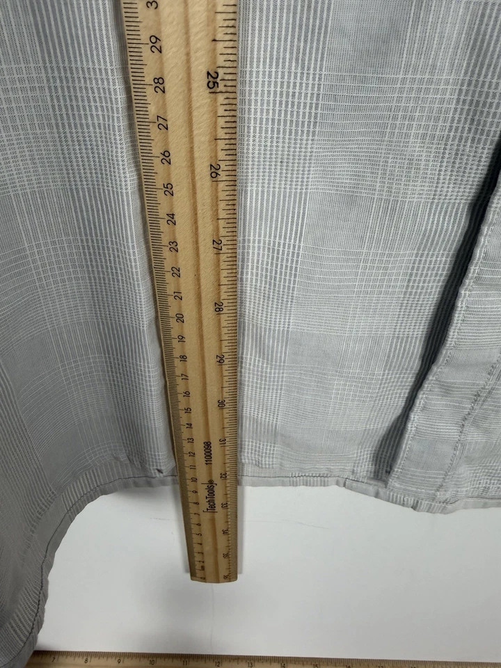 Camisa MARC ANTHONY Calce Ajustado Gris Manga Larga Abotonada, Nueva Con Etiquetas, Hombre’s XXL Foto 4 de 4