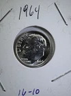 1964 10C Roosevelt Dime SILVER Uncirculated (16-10)