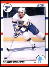 Gordie Roberts St. Louis Blues 1990 Score Hockey Card #245 D NHL