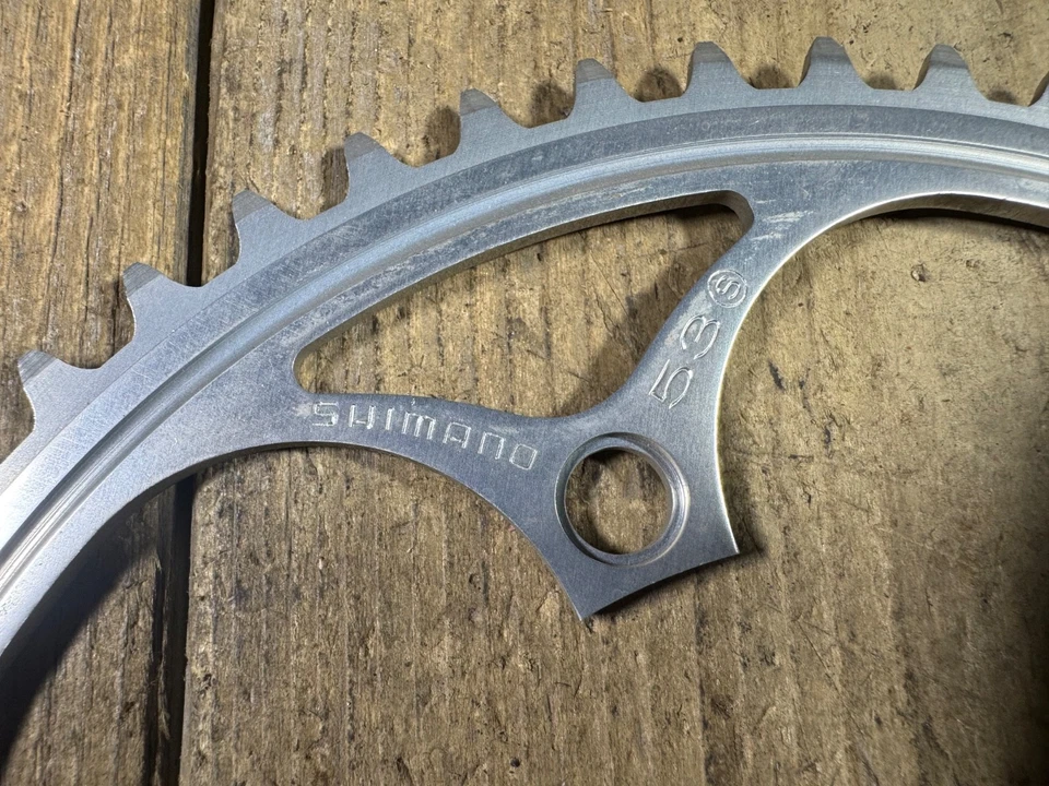 Shimano Chainring 53T S Fixie Track Old School BMX 5 Arm 130 BCD Japan Vintage - Image 4 of 4