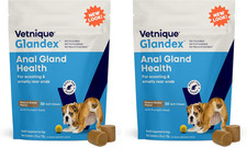 Glandex Anal Gland Soft Chew Treats with Pumpkin for Dogs Digestive Enzymes, Pro