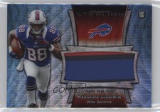 2013 Bowman Sterling Blue Refractor 15/99 Marquise Goodwin #BSJRR-MGO sq1