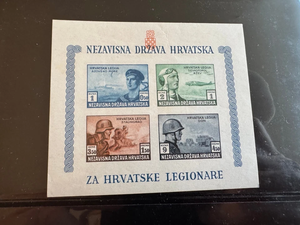 Box5) Kroatien / Nezavisna Država Hrvatska - Za Hrvatske Legionar druckfrisch - Bild 1 von 1
