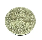1918 George V Threepence — photo from another recent sale