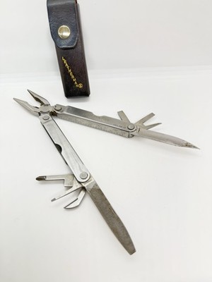 Leatherman Tool, US Reg tm 1325473 Portland OR Vintage mit Lederetui Multitool