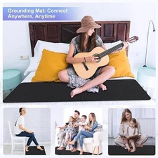 Grounding Mat for Bed (King Size 27"x72") - Earthing Sleep Mat, Anti-Slip NEW