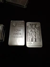 10 oz The Three Graces The Great Engravers 999.9 Fine Silver Bar Royal Mint