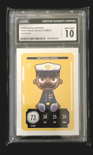 VeeFriends Series 2 Arbitraging Admiral Core Card Gary Vee CGC 10! Gem Mint