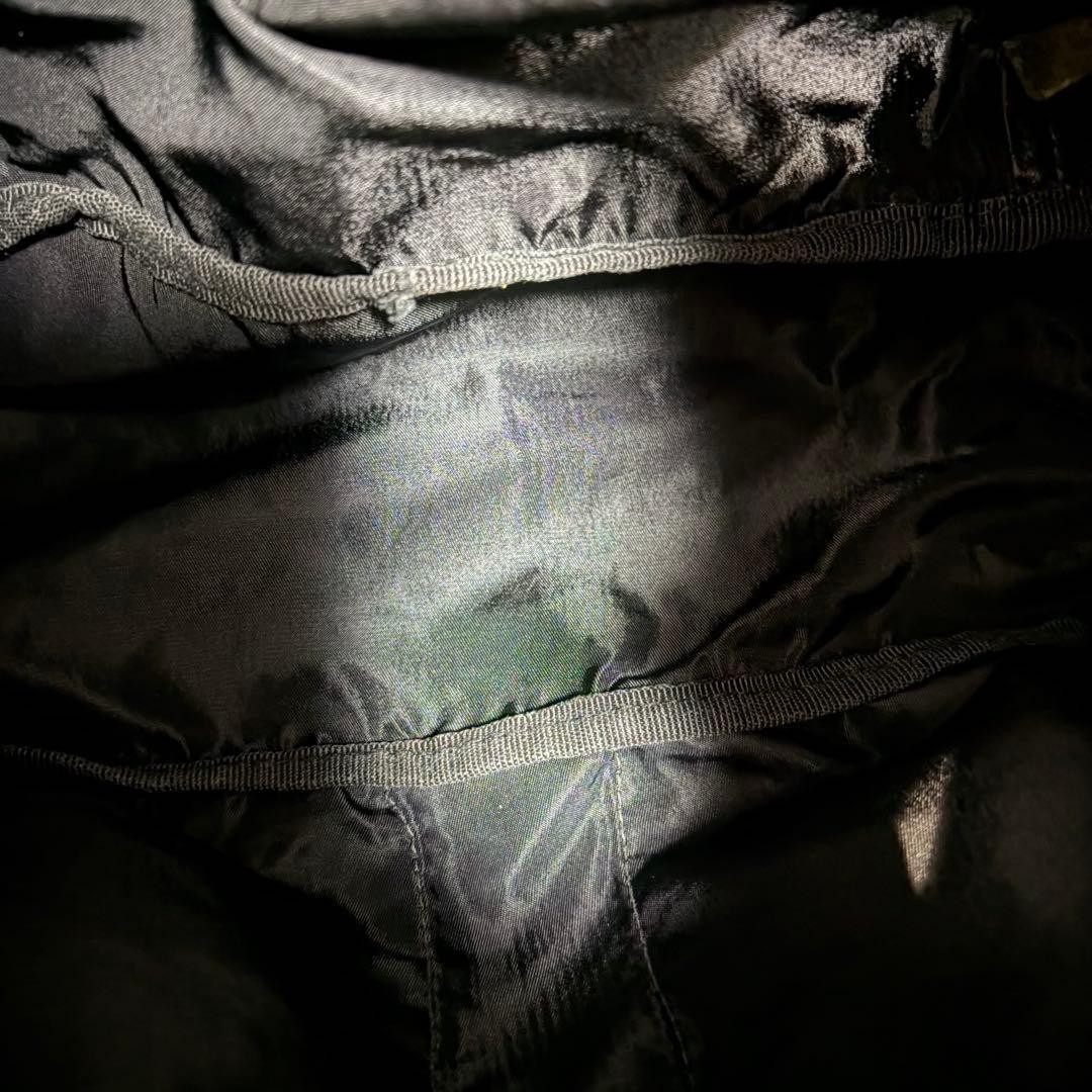 PRADA Backpack Bag Triangle Logo Triangle Plate Nylon Leather Black Men s Ladi thumbnail 9