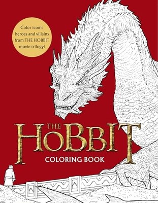 Hobbit Movie Trilogy Coloring Book : Heroes and Villain -  NEW Warner Brothers 2