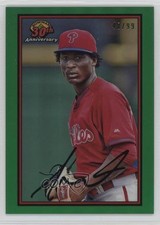 2019 Bowman Green Refractor 48/99 Sixto Sanchez #B30-SS sc2