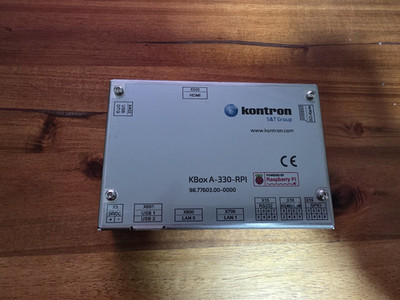 Kontron KBox A-330-RPI inc Raspberry Compute Modul 3 & Solid Case 