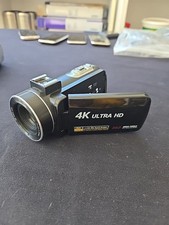 Digital 4K Video Camera Recorder Ultra HD 3  IPS Touchscreen 30 Mega Pixels, Mic