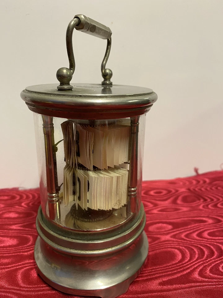 EVER READY CHRONOS CLOCK HORLOGE ANCIENNE A CLAPETS / pendulette vers 1930 - Photo 2/4