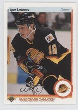 1990-91 Upper Deck French Igor Larionov #128 HOF r6y