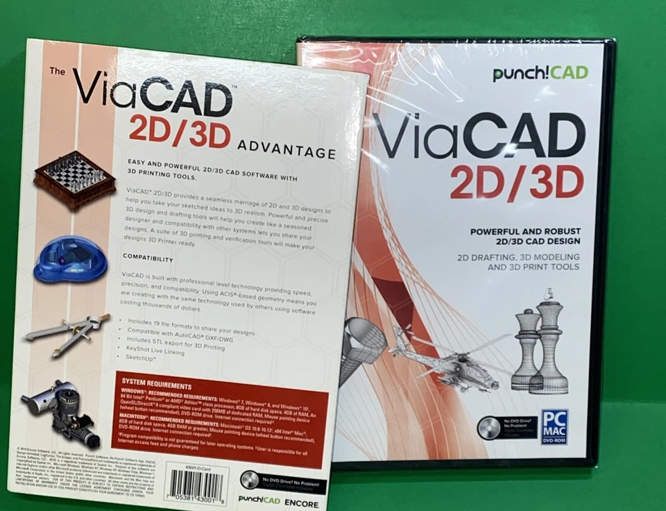 VIACAD 2D/3D SOFTWARE NEW/SEALED Ships Fast! - Image 3 of 3