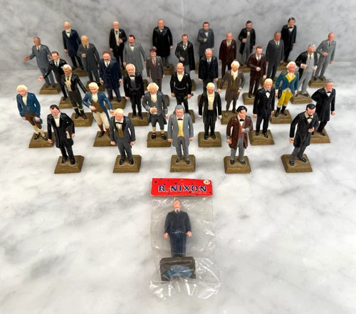Lot of x36 Marx 1960's Set of United States US Presidents Figures NO DUPLICATES