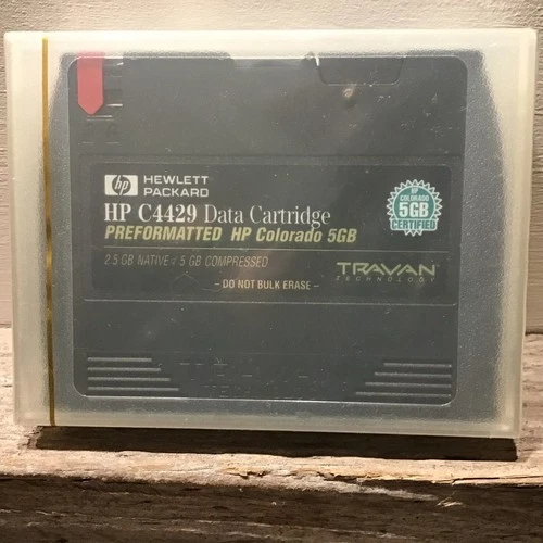 Original HP C4429 Data Cartridge 5GB Travan C4429-18800. New and Sealed