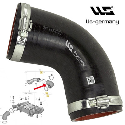 Turboschlauch Druckschlauch für MAN TGE Bus Kasten 2.0 TDI 04L145822J