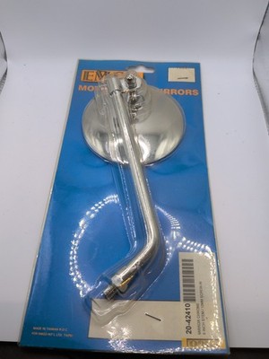 EMGO 20-42410 Universal Mirror 4 Round Mirror with 8 Stem, 10mm Thread 1 Pc