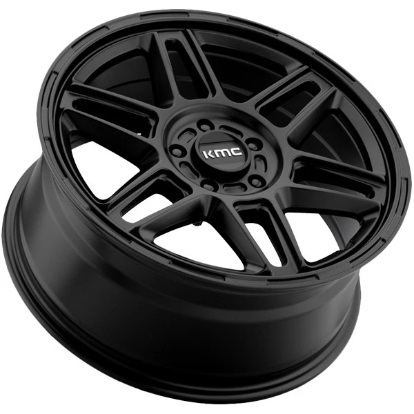 KMC KM716 Nomad 17x8 5x120 +38mm Satin Black Wheel Rim 17" Inch Foto 4 de 4