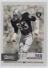 2016 Panini Classics Legends Ted Hendricks #183 HOF 1b03