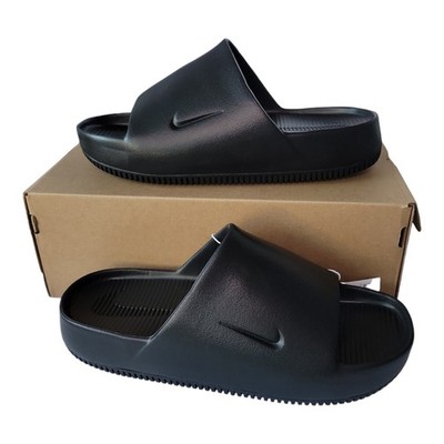 Nike Calm Slide Mens 13 Black Slip On Lifestyle Slide DX4816 001