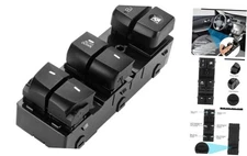 Left Driver Side Master Power Door Window Switch - Compatible for Hyundai