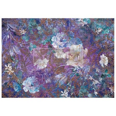 Decoupage Paper, Magical Floral, A1 Size, Redesign with Prima