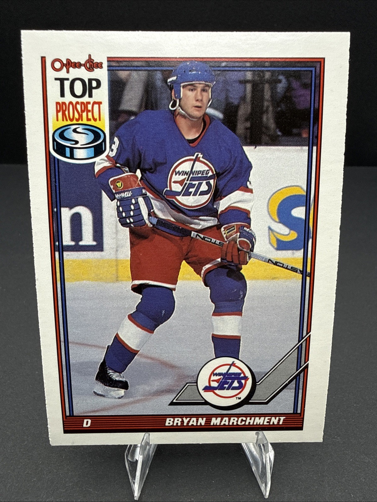 Bryan Marchment #116 O-Pee-Chee NHL Hockey 1991 Winnipeg Jets RC