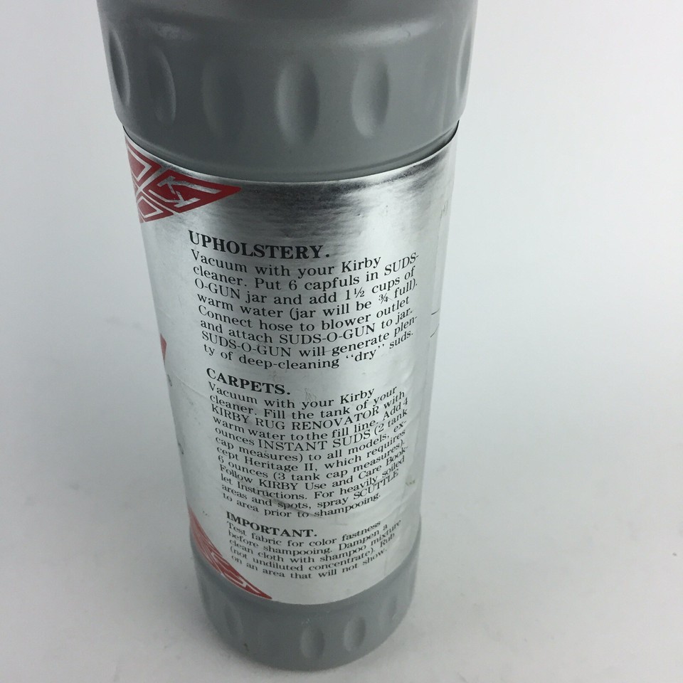 Kirby Suds Carpet & Upholstery Shampoo Kirby Guard 32oz New Sealed RARE