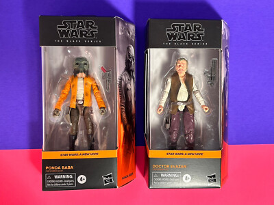 Star Wars The Black Series 6  Ponda Baba & Dr. Evazan Lot A New Hope New Sealed