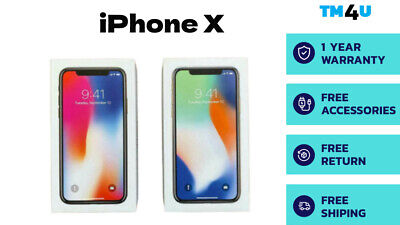 NEW Apple iPhone X (iPhone 10) 64GB 256GB Unlocked smartphone in re-SEALED  BOX 