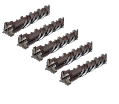 5 Stück SDS PLUS Betonbohrer 8 mm 210 Quadro Kreuzschneide Hammerbohrer Stein