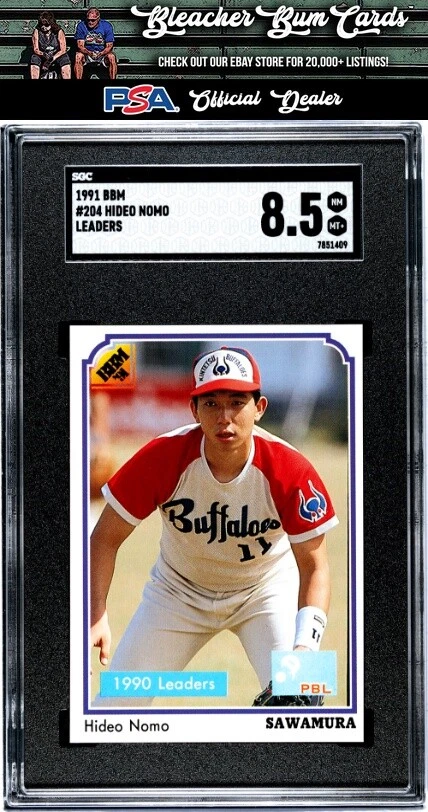 1991 BBM - Hideo Nomo #204 for sale | eBay
