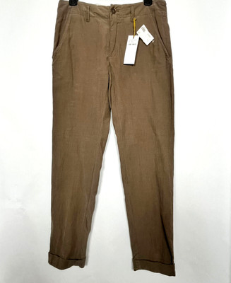 NWT Giada Forte Womens Corduroy 2033_My Pants Tortora Brown 100% Cotton Size 0