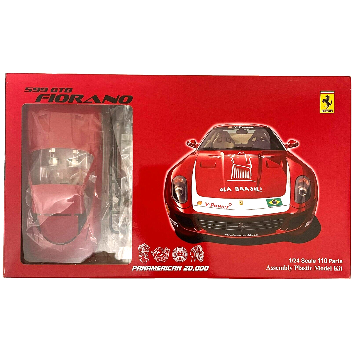 Fujimi 1/24 Ferrari 599 GTB Fiorano Panamerican 20,000 Real Sports