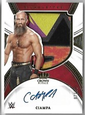 CIAMPA 2022 PANINI CROWN ROYALE SILHOUETTES AUTO AUTOGRAPH PATCH CARD #7/10!