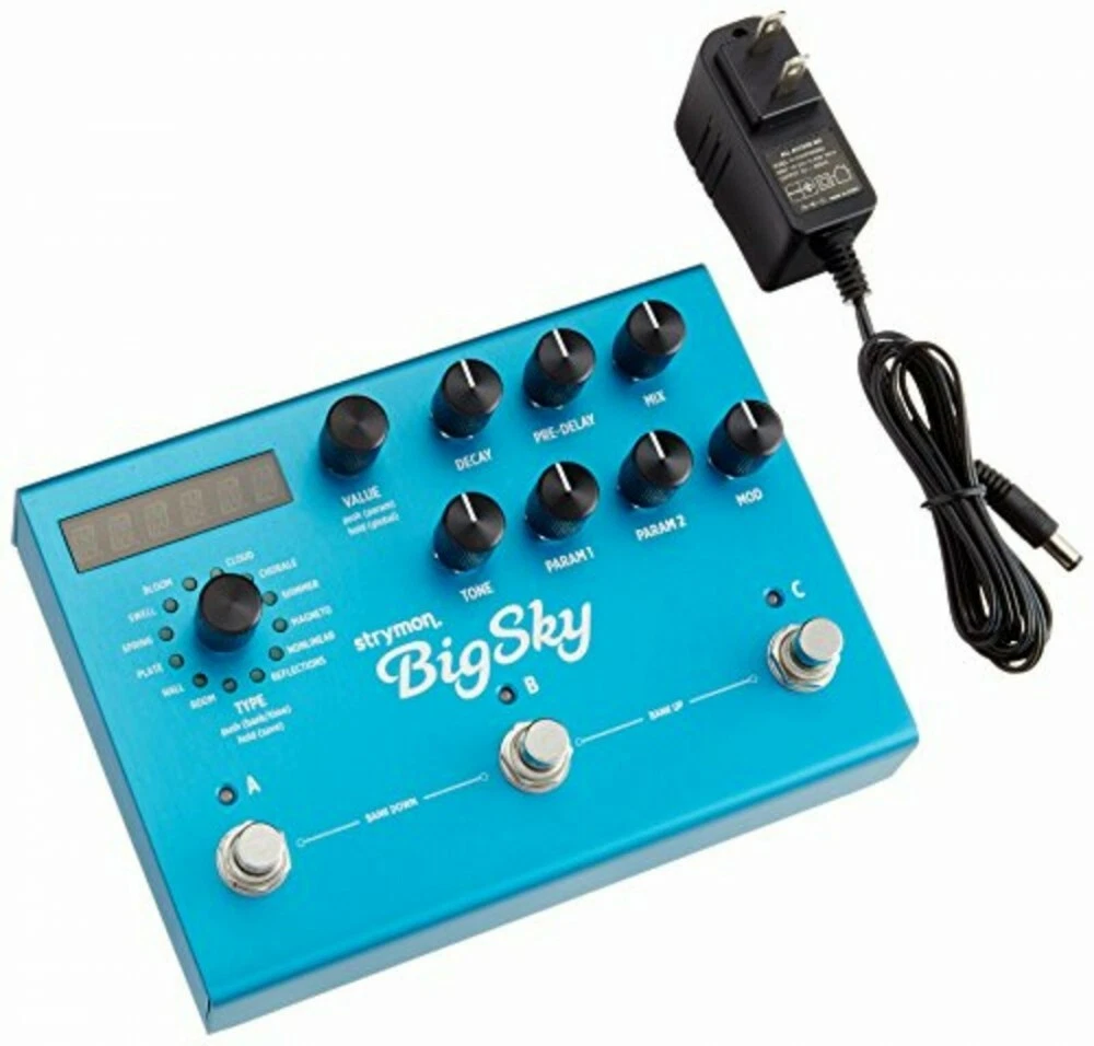 BigSky MULTIDIMENTIONAL Reverb Machine Guitar Pedal Effect Strymon