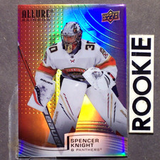 SPENCER KNIGHT 2021/22 Allure Double Rainbow ROOKIE #R-17 Blackhawks Panthers