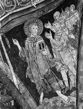 Hohnekirche: Malerei Inm Chor Moses Und Eherne Schlange 1961 OLD PHOTO