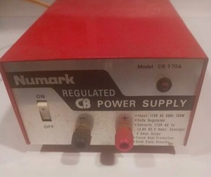 1970's Vintage Numark Electronics Regulated CB Power Supply - Working