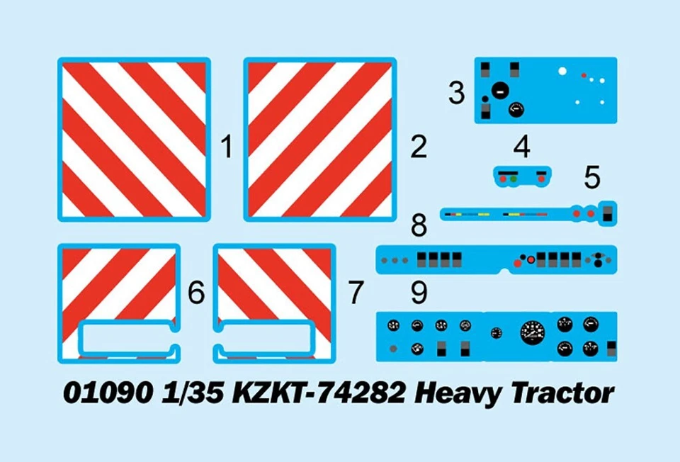 1090	Trumpeter: KZKT-74282 Heavy Tractor in 1:35 - Immagine 3 di 4