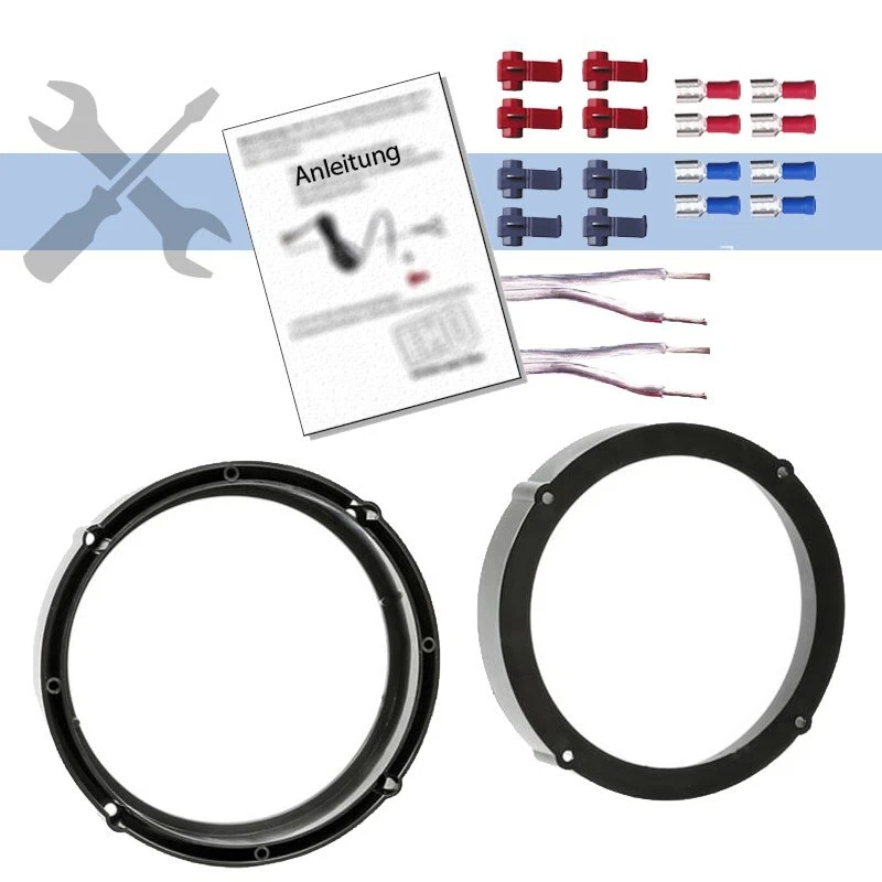 JBL KFZ Lautsprecher 2x720 Watt 165mm 2 Wege Kompo für Skoda Octavia I bis 2004 - Bild 2 von 4