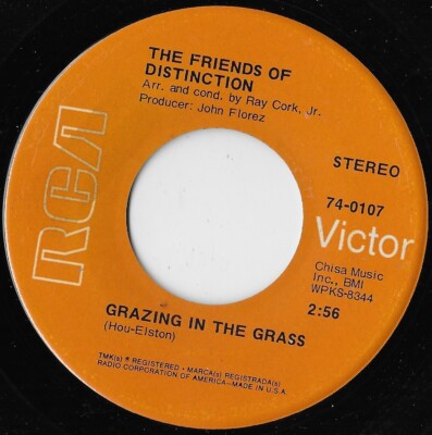 Grazing In The Grass / I Really Hope You Do / The Friends Of Distinction VG+