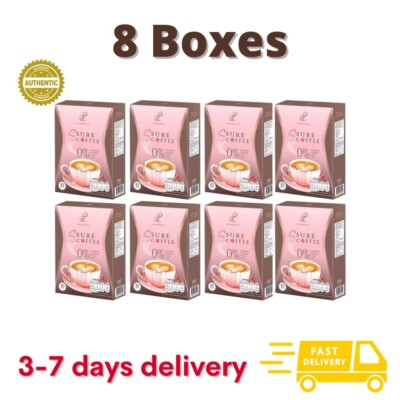 8x S Sure Coffee Weight Management No Sugar LowCal Detox Diet No Transfat Burn