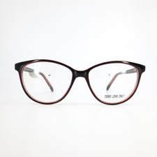WP 8108 BK/CHY Black Cherry Round Womens Eyeglasses Frames 53-15-140 a4